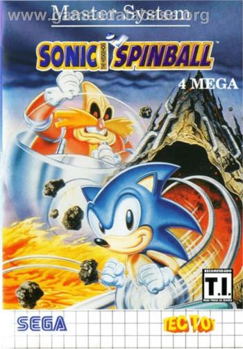 Cover Sonic Spinball for Master System II